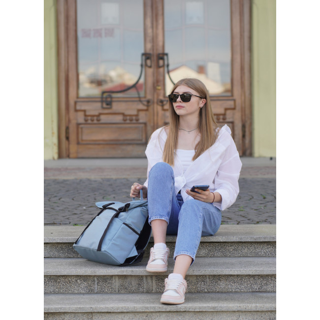 Рюкзак Роллтоп "Classic" Блакитний