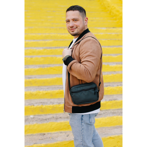 Cross body "Horizontal" Gray