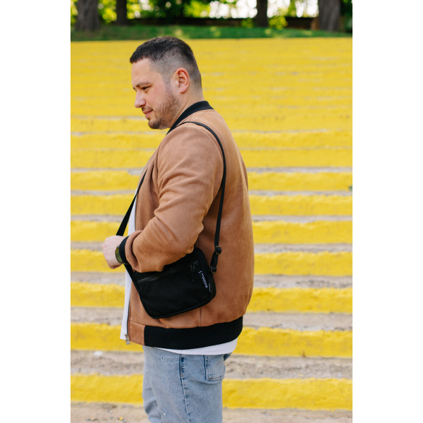 Cross body "Horizontal" Black