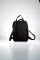 City backpack "Baby05" Black With a transparent pocket