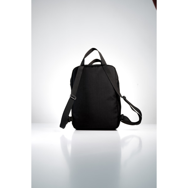 City backpack "Baby05" Black With a transparent pocket