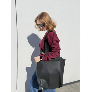 Сумка-Шопер з еко-шкіри рельєфний