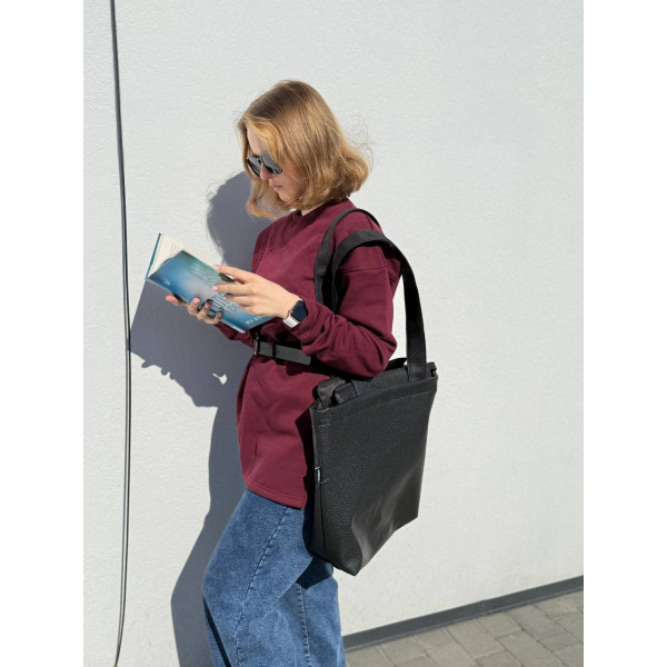 Сумка-Шопер з еко-шкіри рельєфний