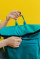 Backpack Rolltop "Frog flap" Turquoise