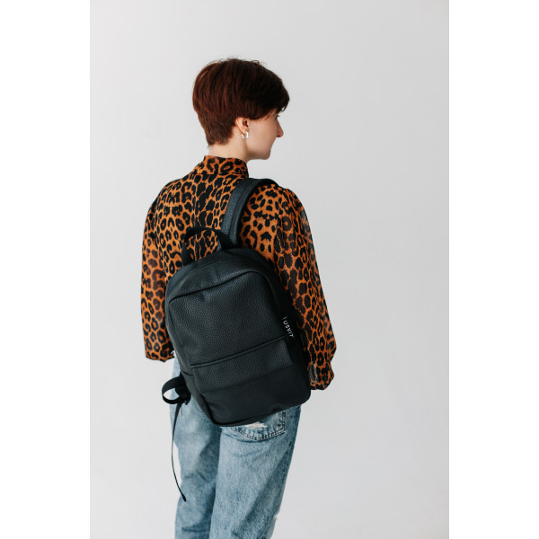 Backpack "Light" B01 made of relief eco-leather